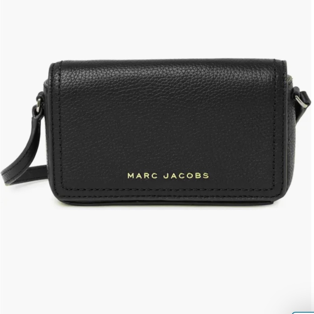 Marc Jacobs Black Leather Crossbody Bag
